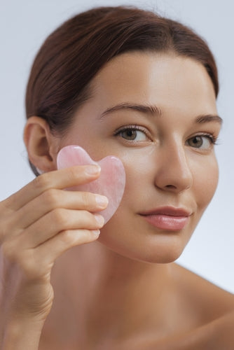 Rose Quartz Gua Sha Massage Tool